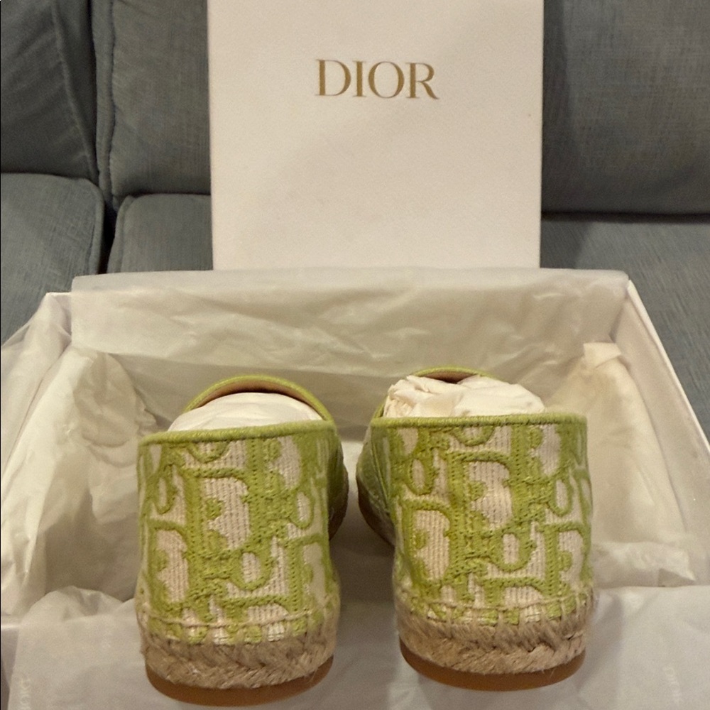 Dior Green Espadrilles for Women - Picture 3 of 6